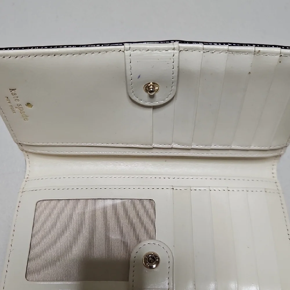 Kate Spade Carlisle Street Stacy Wallet Pink Polka Dot